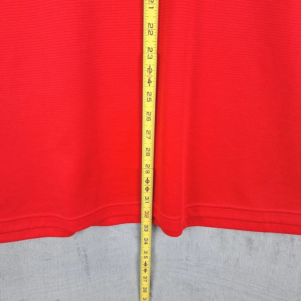 Under Armour Polo Shirt 4XL Red UA Tech Loose Athleisure Athletic Performance